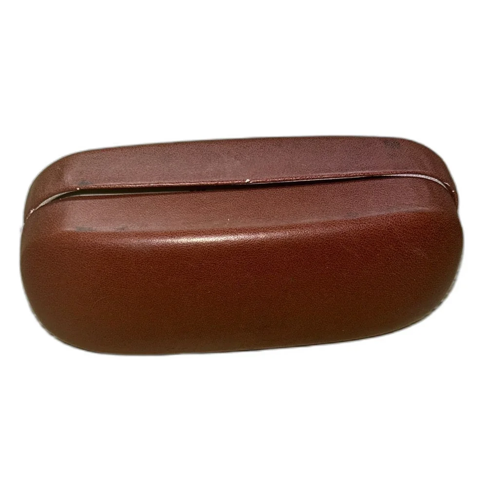 Illesteva Leather Sunglasses Hard Case Tan Brown Sunglasses Glasses